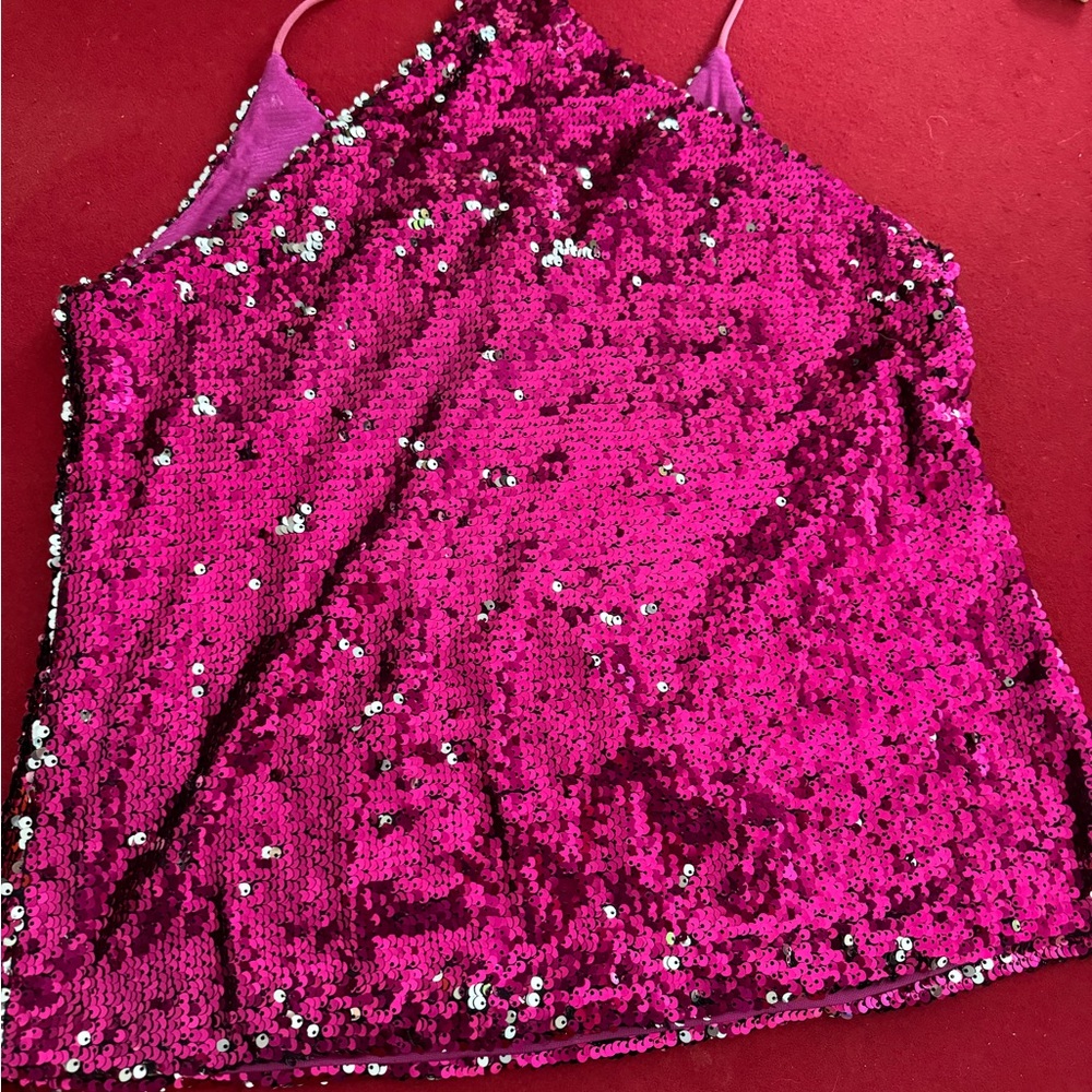 Sequence halter blouse